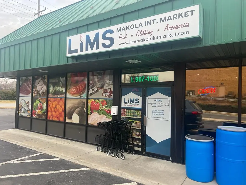 Storefront of LIMS Makola International Market at 17715 Virginia Ave, Unit 1, in Hagerstown.